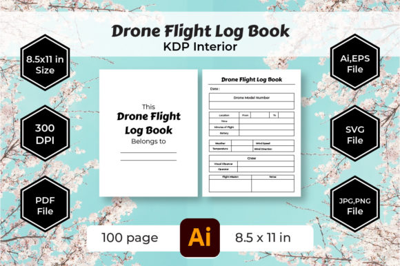 Drone Flight Log Book KDP Interior: A Strategic Asset for Low Content Publishers