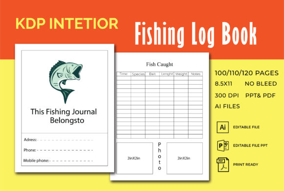 Fishing Log Book KDP Template: A Practical Asset for Low Content Publishers