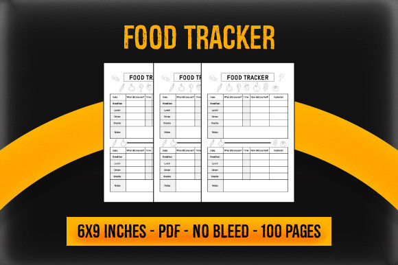 Food Tracker Interiors: Strategic Asset Development for KDP Publishers