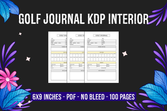 GOLF JOURNAL - KDP Interior: A Practical Resource for Low-Content Publishers