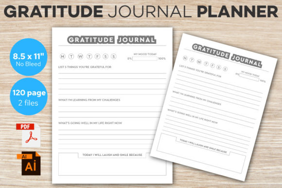 Gratitude Journal Planner Template: Selecting the Right Assets for KDP and Personal Printing