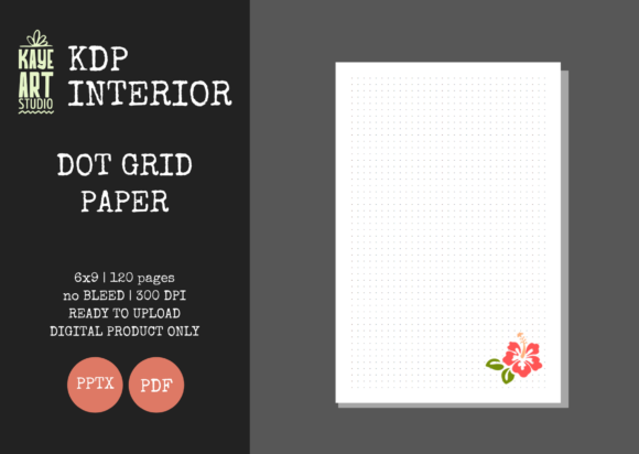 KDP Dot Grid Paper 92: Design Essentials