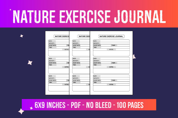 KDP Interior: Nature Exercise Journal PDF