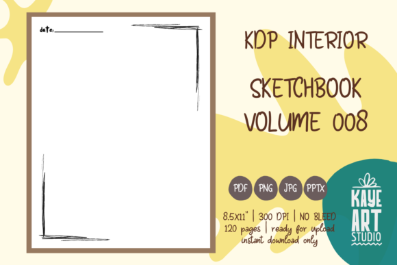 KDP Interior Sketchbook Vol. 08: Ready-to-Upload Files
