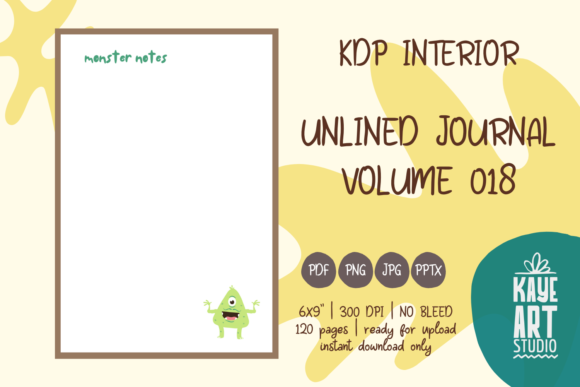 KDP Interior Unlined Journal Vol. 18: Streamlining Low-Content Publishing Workflows