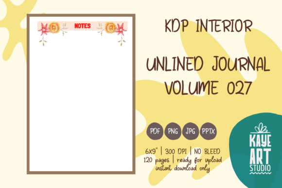 KDP Interior Unlined Journal Vol. 27: A Practical Guide