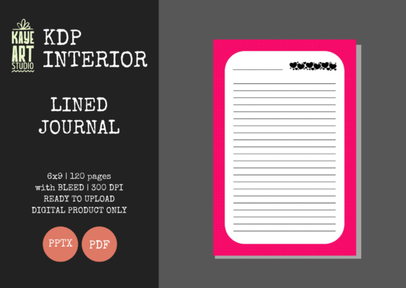 KDP Lined Journal 36: A Practical Interior for Low-Content Publishing