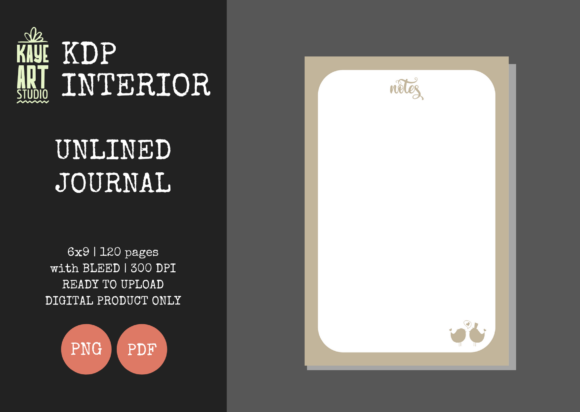 KDP Unlined Journal Gray: Streamlining Interior Production for Low Content Publishing