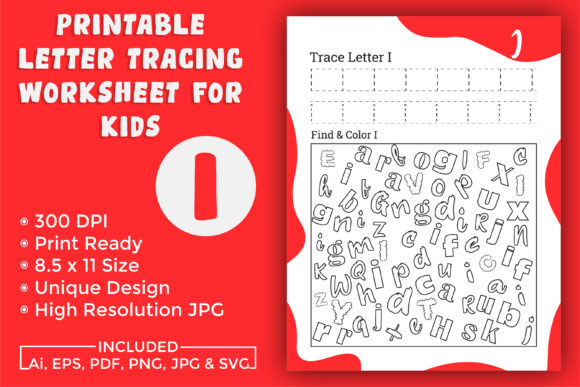 Letter Tracing Worksheet for Kids I: Streamlining KDP Production and Early Learning Workflows