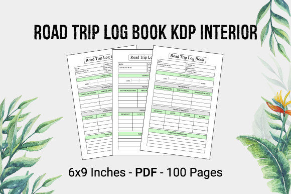 Road Trip Log Book Interior: A Practical Guide for KDP Publishers