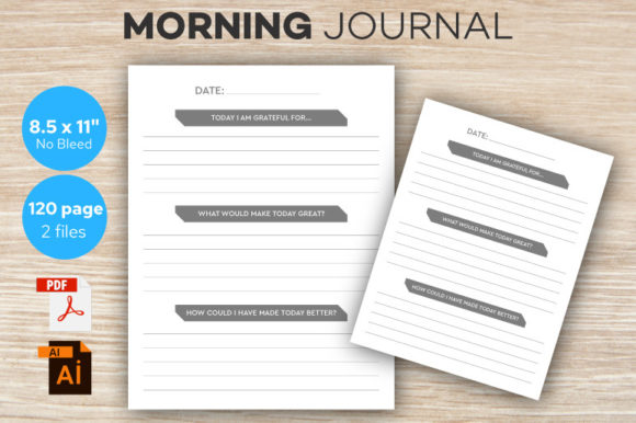 Two Minute Morning Journal: A Practical Tool for Intentional Living and KDP Publishing