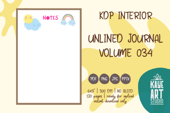 Understanding KDP Interior Unlined Journal Vol. 34: A Complete Guide to No-Bleed 6x9 Interiors